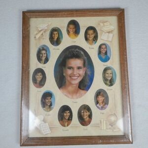 Vintage Graduation Collage Picture Frame‎ 11x14 Wood Tone Ready for Memories